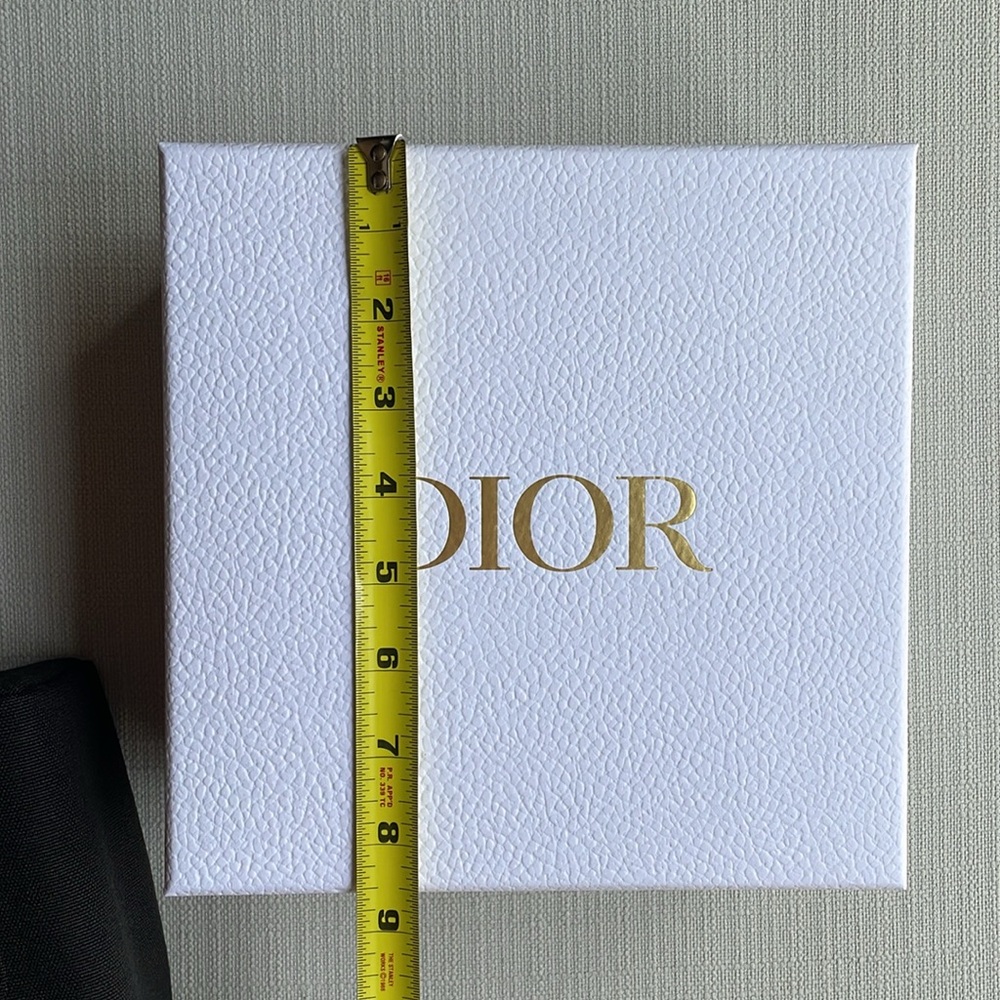 Dior black canvas cosmetics pouch with box - Picture 15 of 17